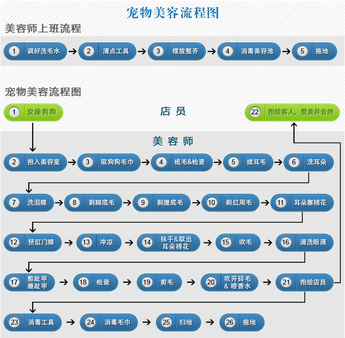 圣宠宠物店服务项目之专业美容