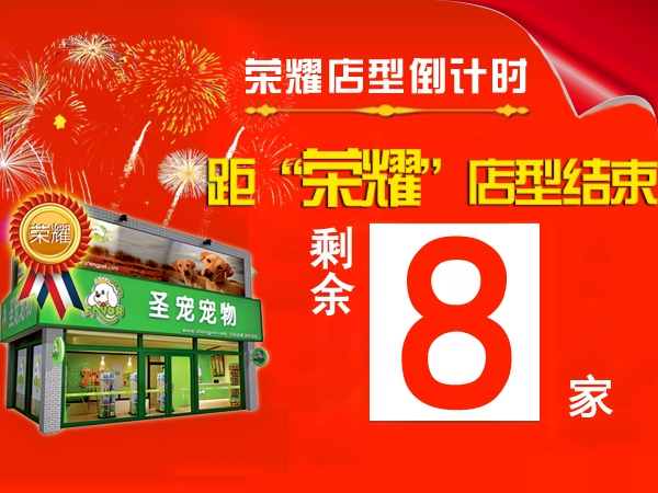 杭州加盟店签约圣宠,“荣耀百店”仅剩8名