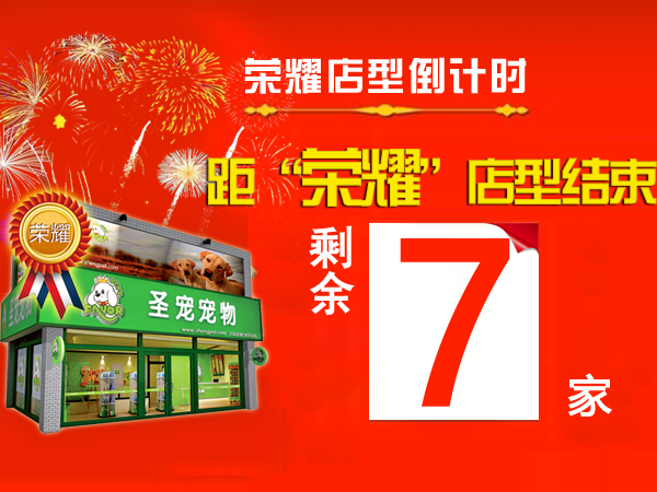 银川加盟店签约圣宠,“荣耀百店”仅剩7名