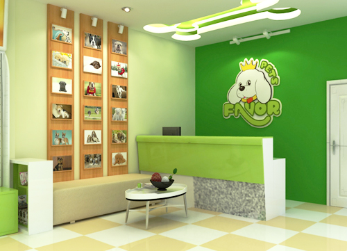圣宠济南领秀城 宠物 店  收银区