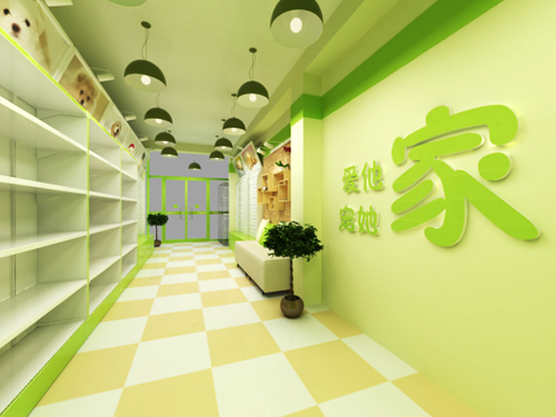 圣宠宠物河南濮阳玉门中路店装修效果图