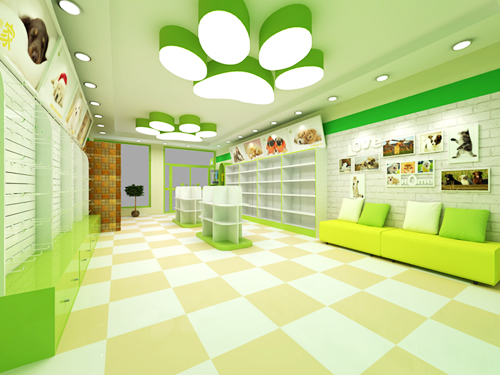 圣宠河南商丘宠物店装修效果图