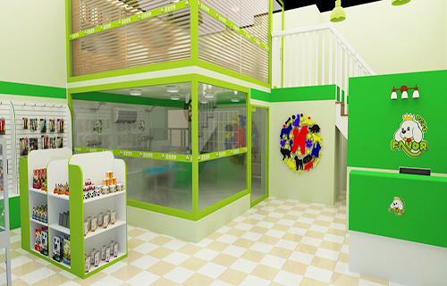 圣宠宠物扬州彩虹汇店装修效果图